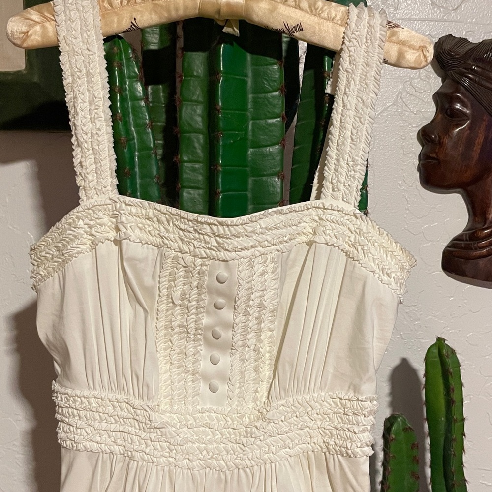 BCBGMaxAzria Tie Back Mini Balloon Dress Size XS - Picture 2 of 7